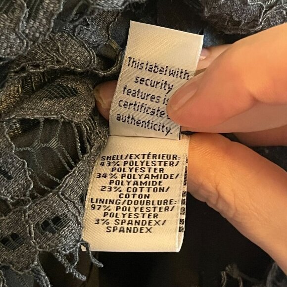 Diane‎ Von Furstenberg DVF Jemmie Lace Romper Grey Melange Size 2 - Picture 13 of 15